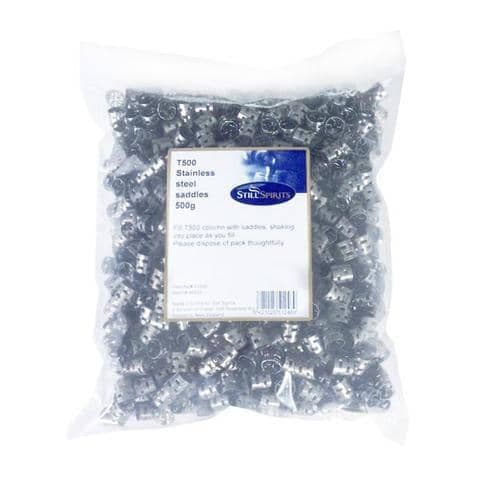 Equipment - T500 Stainless Steel Saddles (500g)