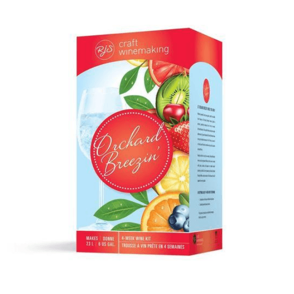 FRUIT WINE KITS - Peach Perfection - White Orchard Breezin Fruit Wine Kit