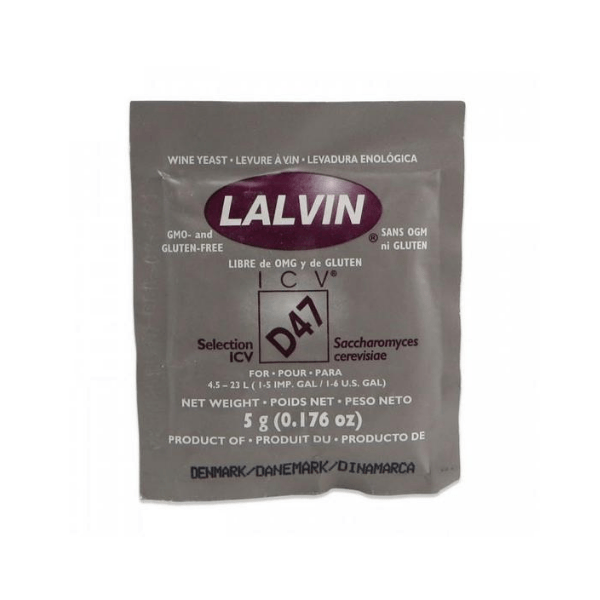 WINE YEASTS - Lalvin ICV D47 Yeast