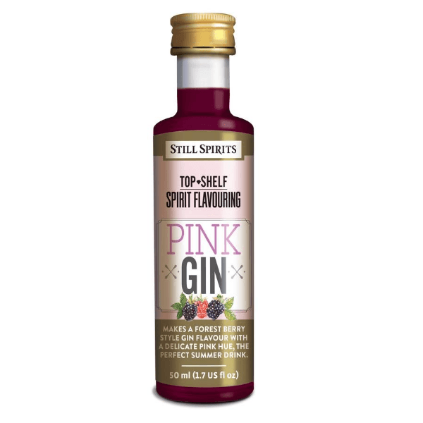 50 Ml pink gin bottle. flavouring