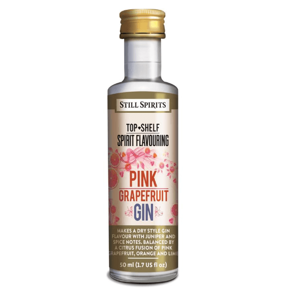 50 Ml bottle of pink grapefruit gin flavouring