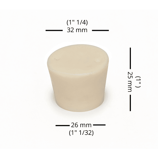 BUNGS - #6 Rubber Bung Solid