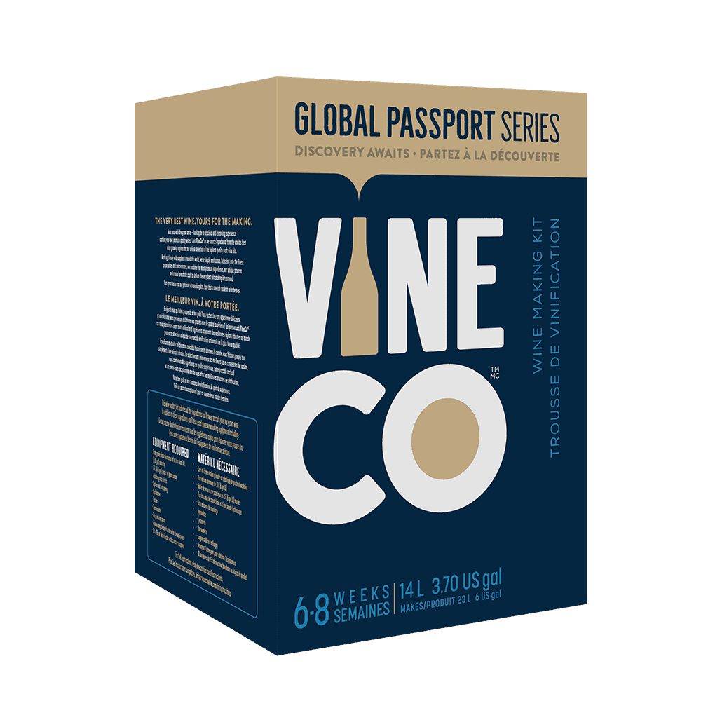 Bourbon Chardonnay, Riverland Australia  - White Vineco Global Passport 2023 Wine Kit.