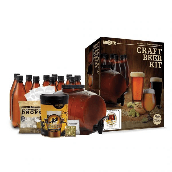 Mr Beer Starter Kit -Bewitched Amber Ale (with Bottles) - EA