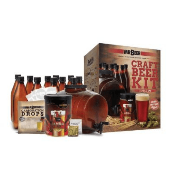 Mr Beer Starter Kit - Diablo IPA (with Bottles) - EA