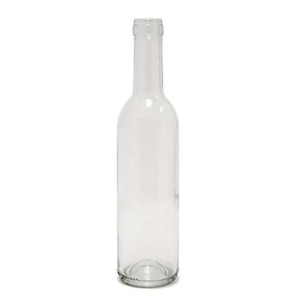 BOTTLES - 375ml Clear Glass Bordeaux Bottle - Case Of 24