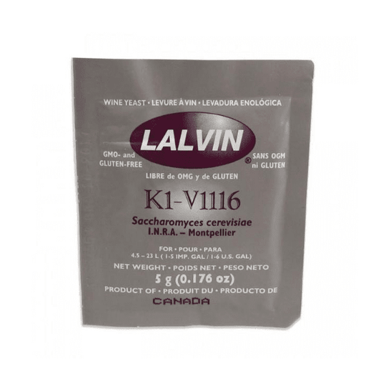 Lalvin K1V1116 Yeast Fruit Wine Yeast Danny's Wine & Beer Supplies