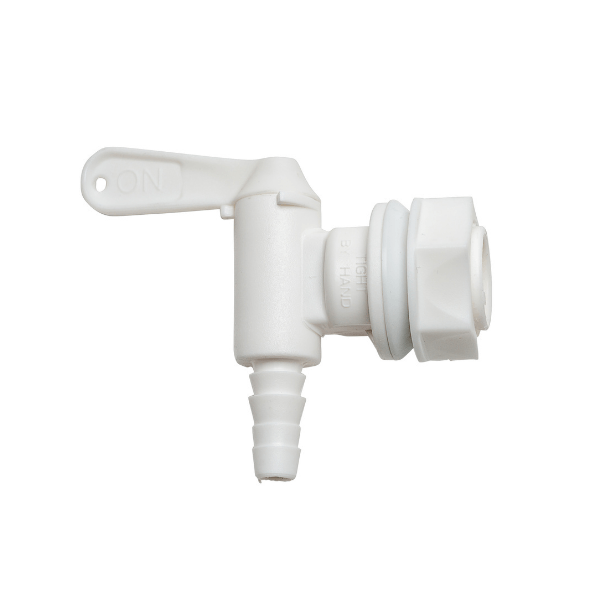 TRANSFERRING - White Plastic Spigot Barbed