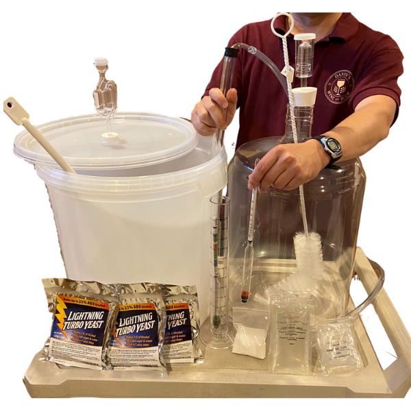 Complete High Alcohol Fermentation Starter Kit.