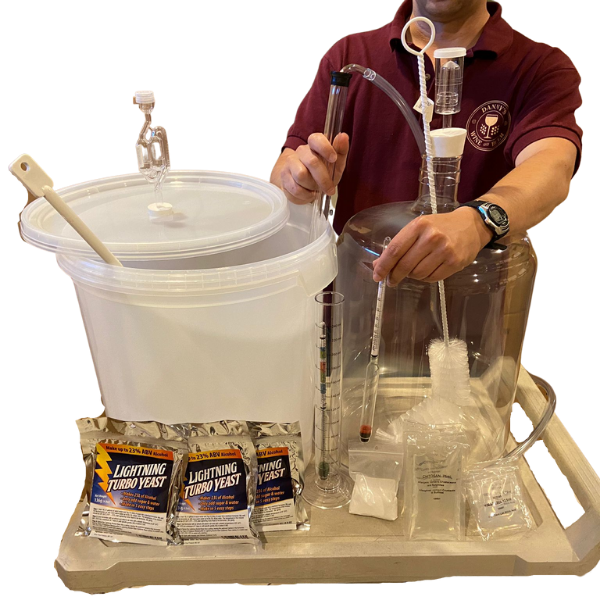 Complete High Alcohol Fermentation Starter Kit.