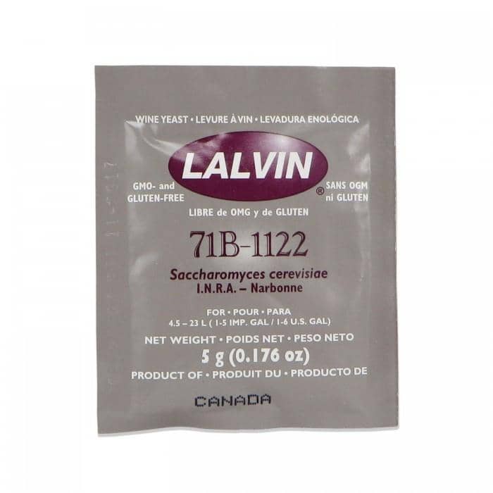 White Wine Yeast - Lalvin 71B-1122