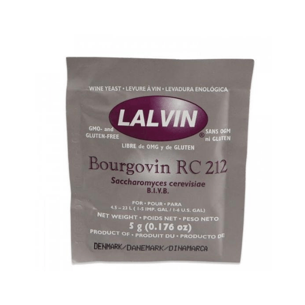 RED WINE YEAST - Lalvin Bourgovin RC 212