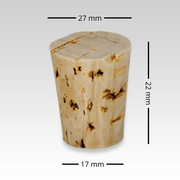 TAPERED CORKS - #8 Tapered Wine Cork - Wine Bottle