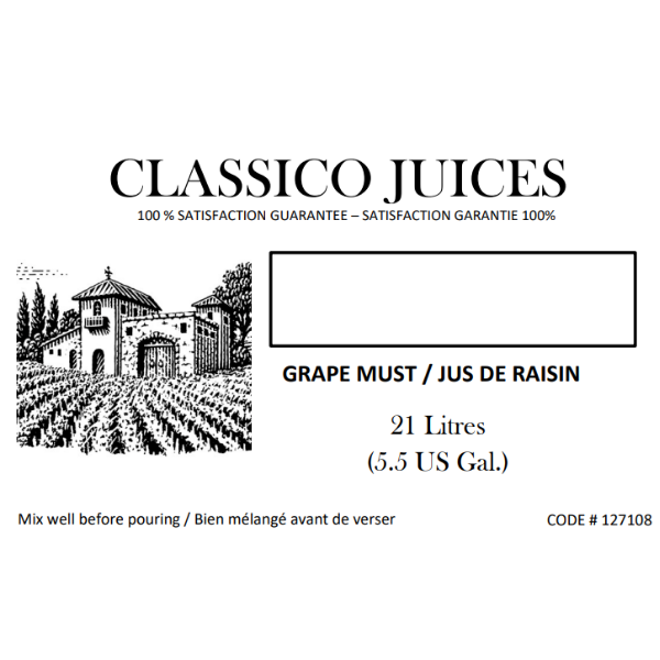 Moscato - White Classico Juice.