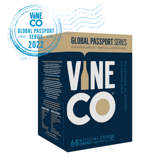 Cabernet Zinfandel Lodi California - Red Vineco Global Passport 2023 Wine Kit with Grape Skins.