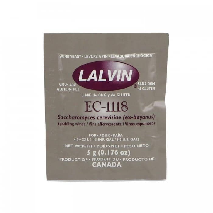 Wine Yeast - Lalvin EC-1118